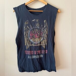 Vintage Slayer Tshirt from 1990 Seasons in the Abyss Tour